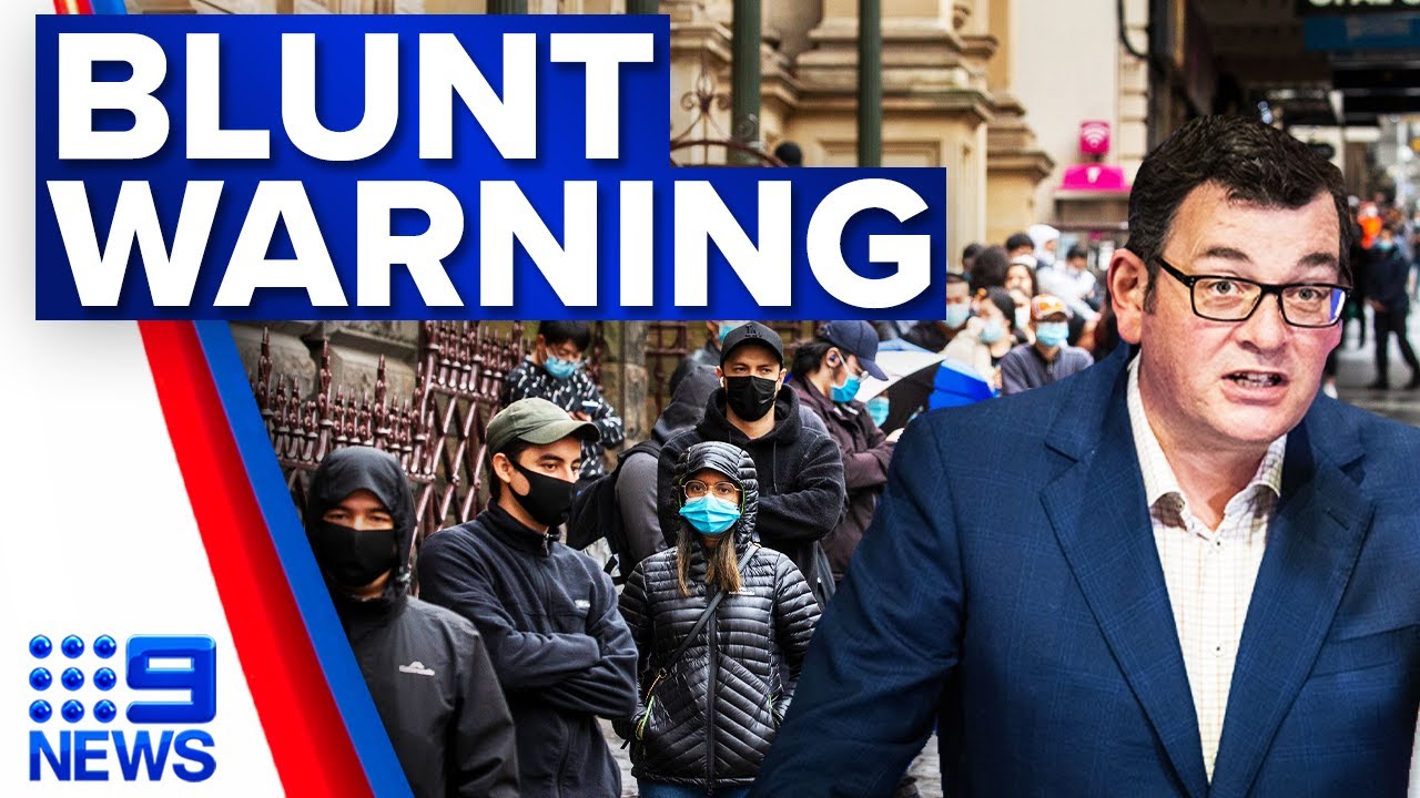 Blunt warning to the unvaccinated in Victoria | Coronavirus | 9 News Australia