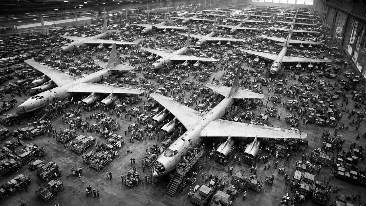 Astonishing How 100,000 Workers Built 744 B-52s for the Entire US Air Force After WWII