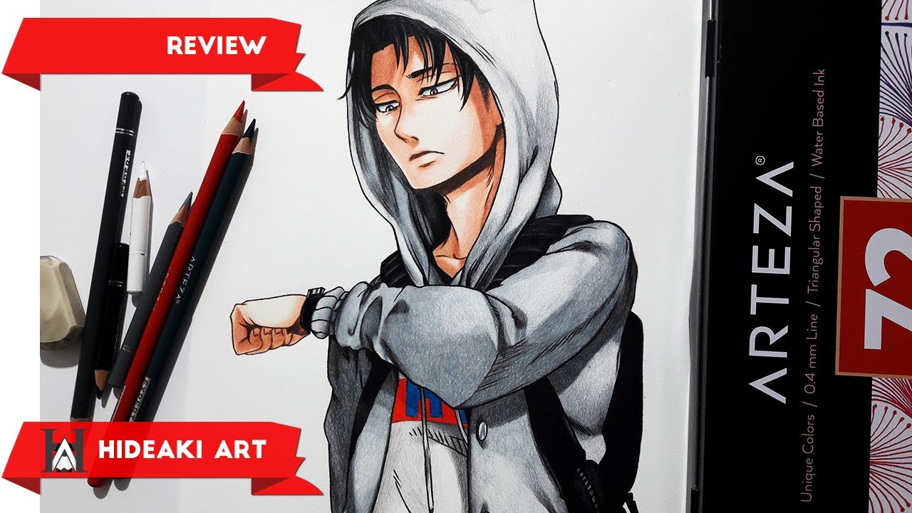 Speed Drawing Levi with ARTEZA tools || DRAWING TOOLS REVIEW