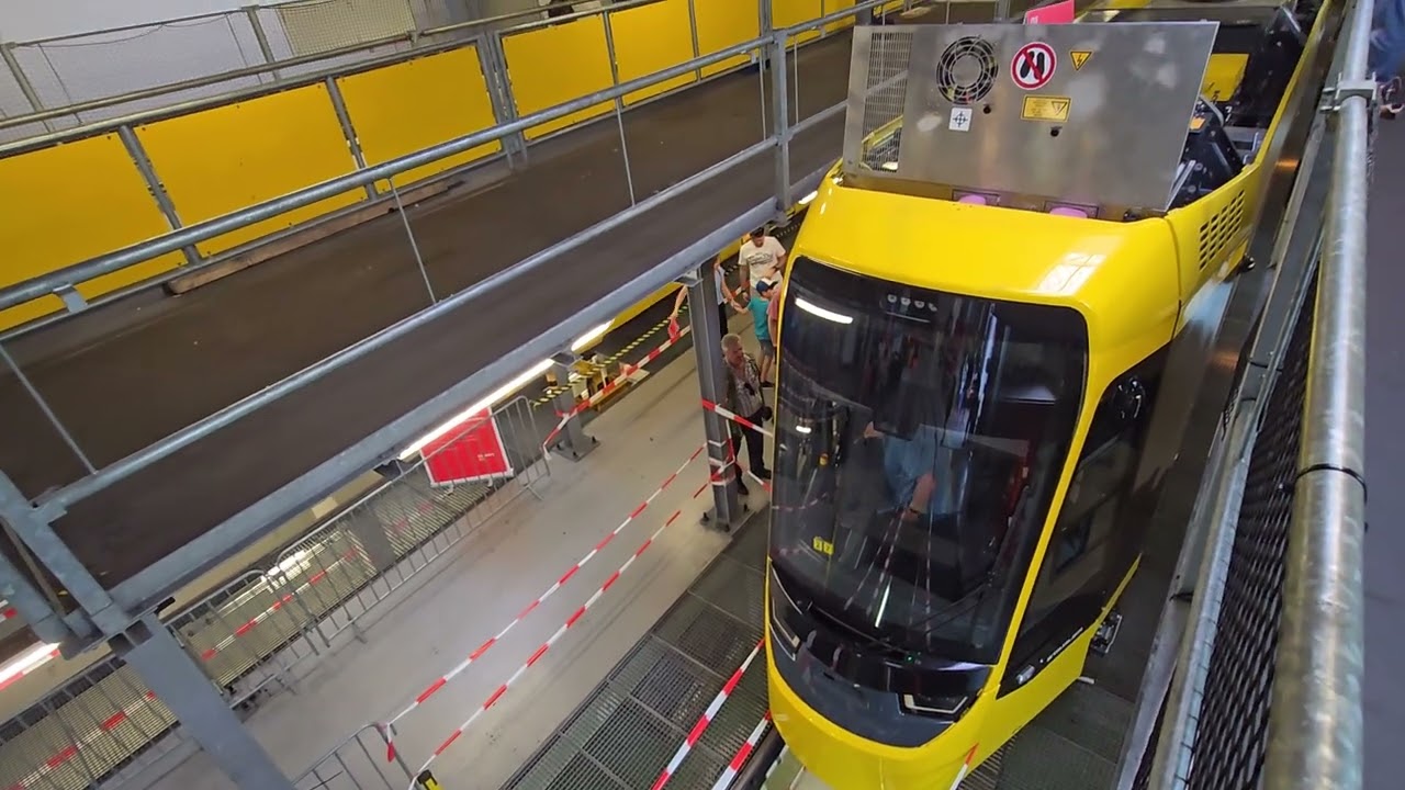 50 Jahre BLT/ Impressionen und Eindrücke vom Festgelände Depot Hüslimatt BL/ Tram Tina Wagenrundgang