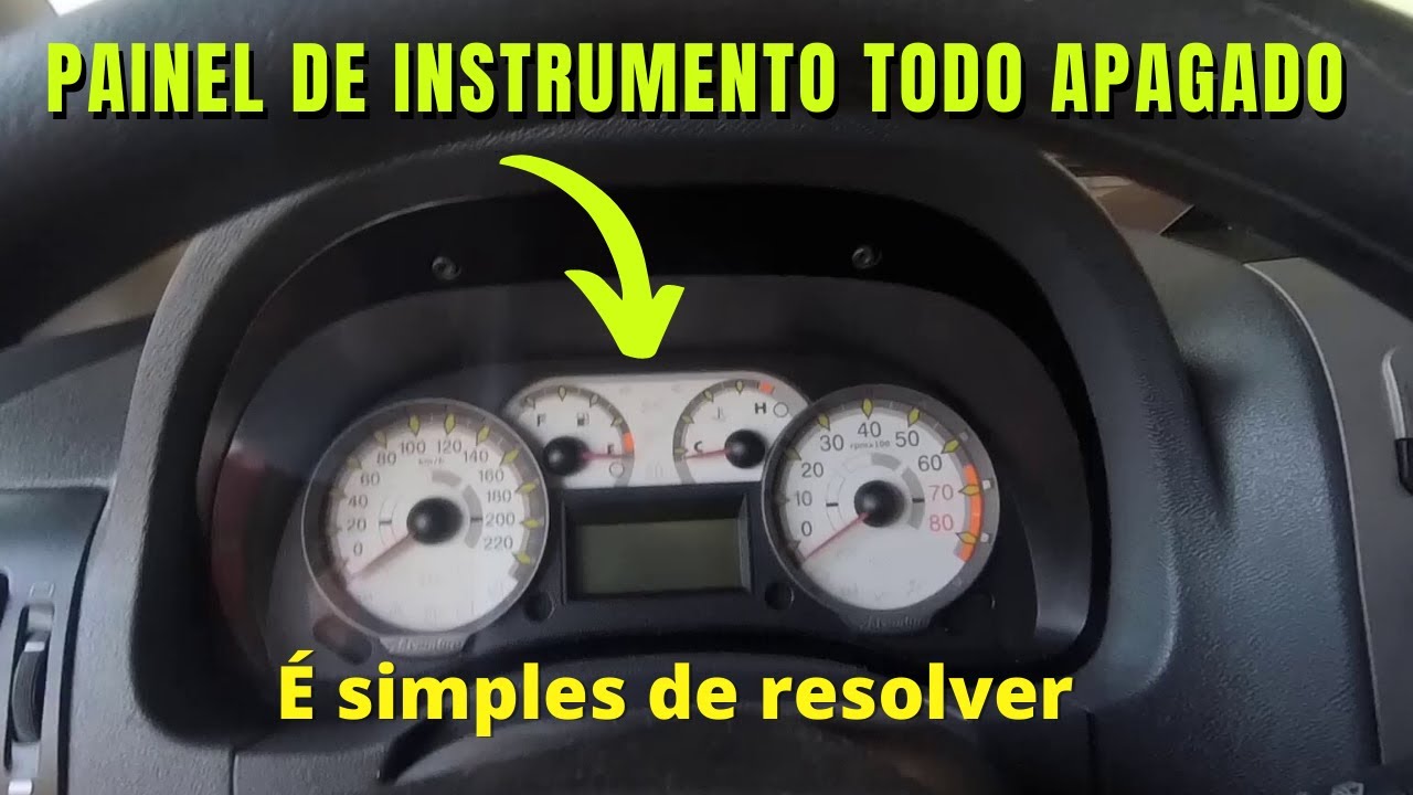 Painel Fiat Idea Todo Apagado