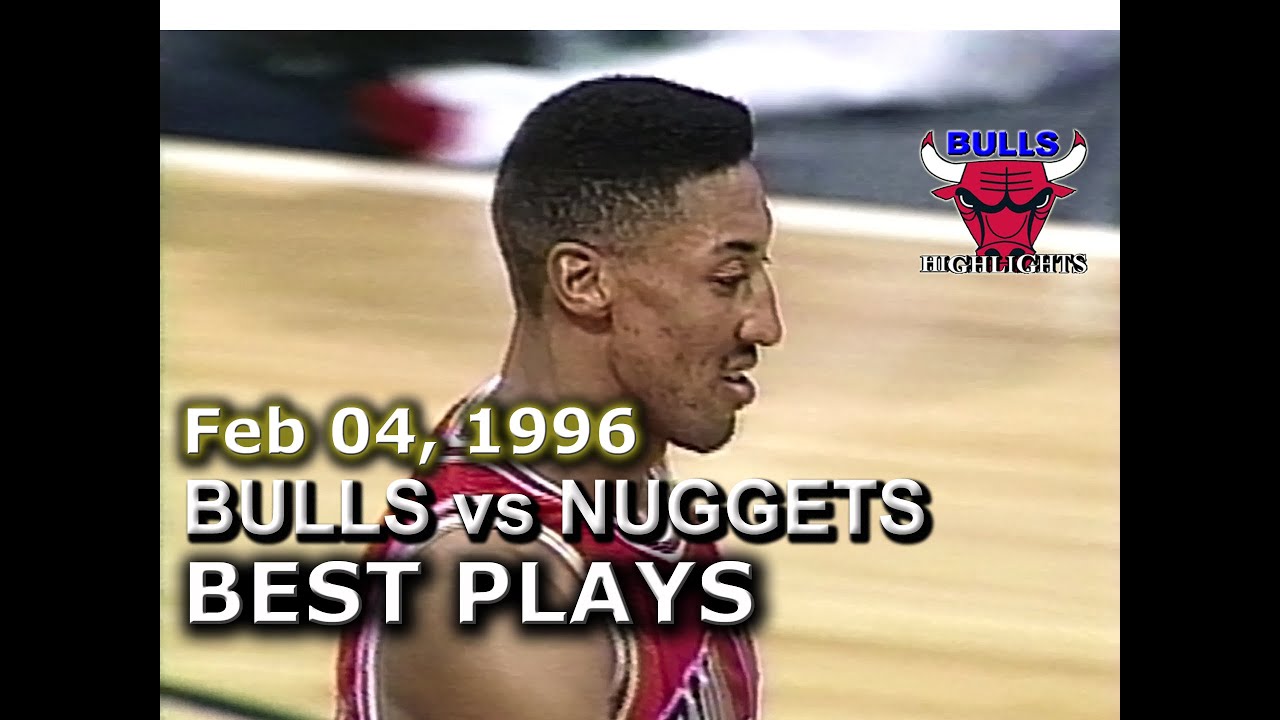 Feb 04 1996 Bulls vs Nuggets highlights