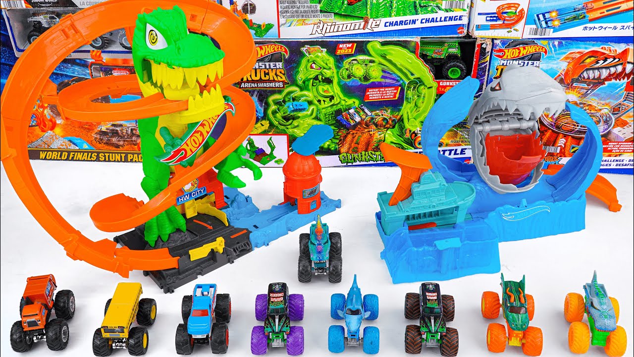 Hot Wheels Collection Unboxing Review ASMR | Hot Wheels Dragon Launch Transporter