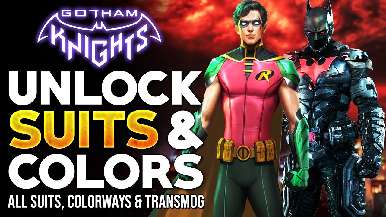 Gotham Knights - How To Unlock Suits, Transmogs & Get Colorways For All Suits