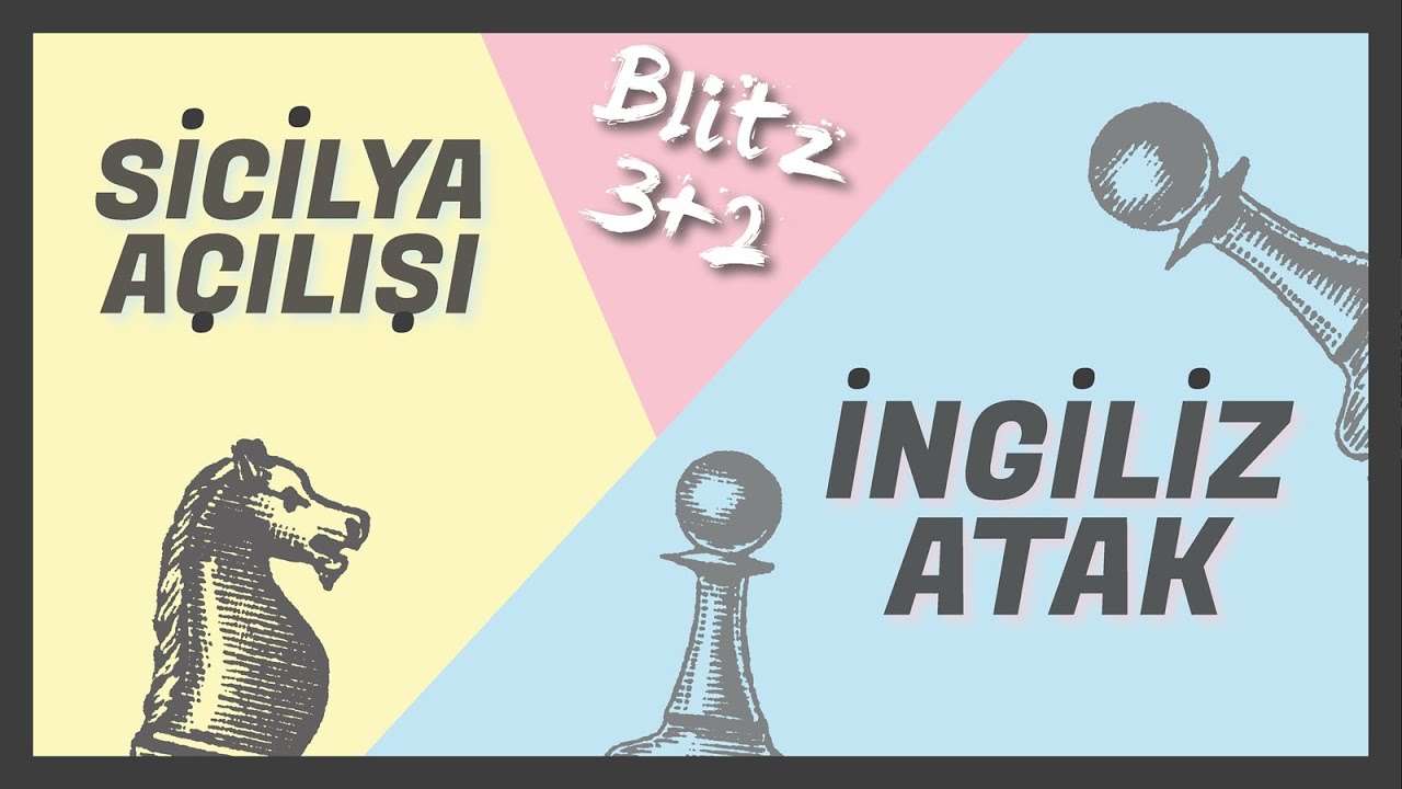 Sicilya Açılışı - İngiliz Açılışı | Lichess Blitz 3+2 Denemesi | Satranç Oyunları [2021]