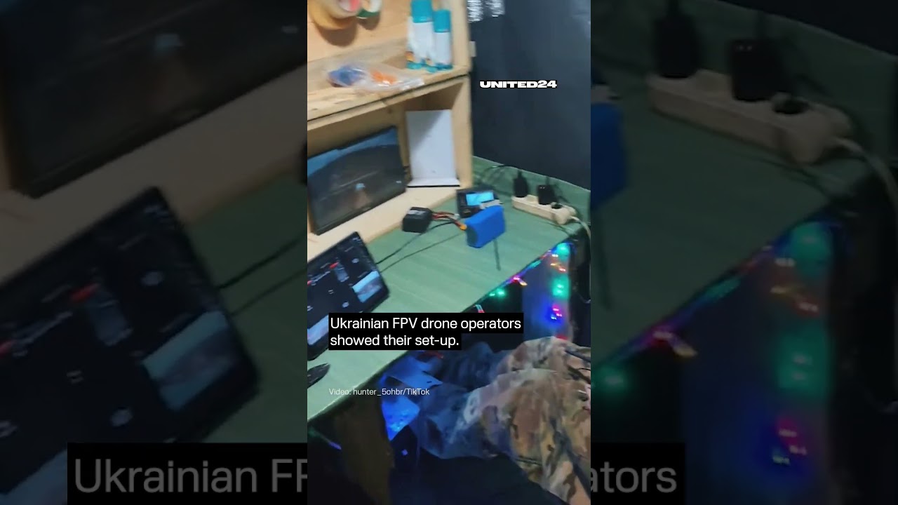 The Set-Up of Ukrainian FPV Drone Operators #warinukraine #drone