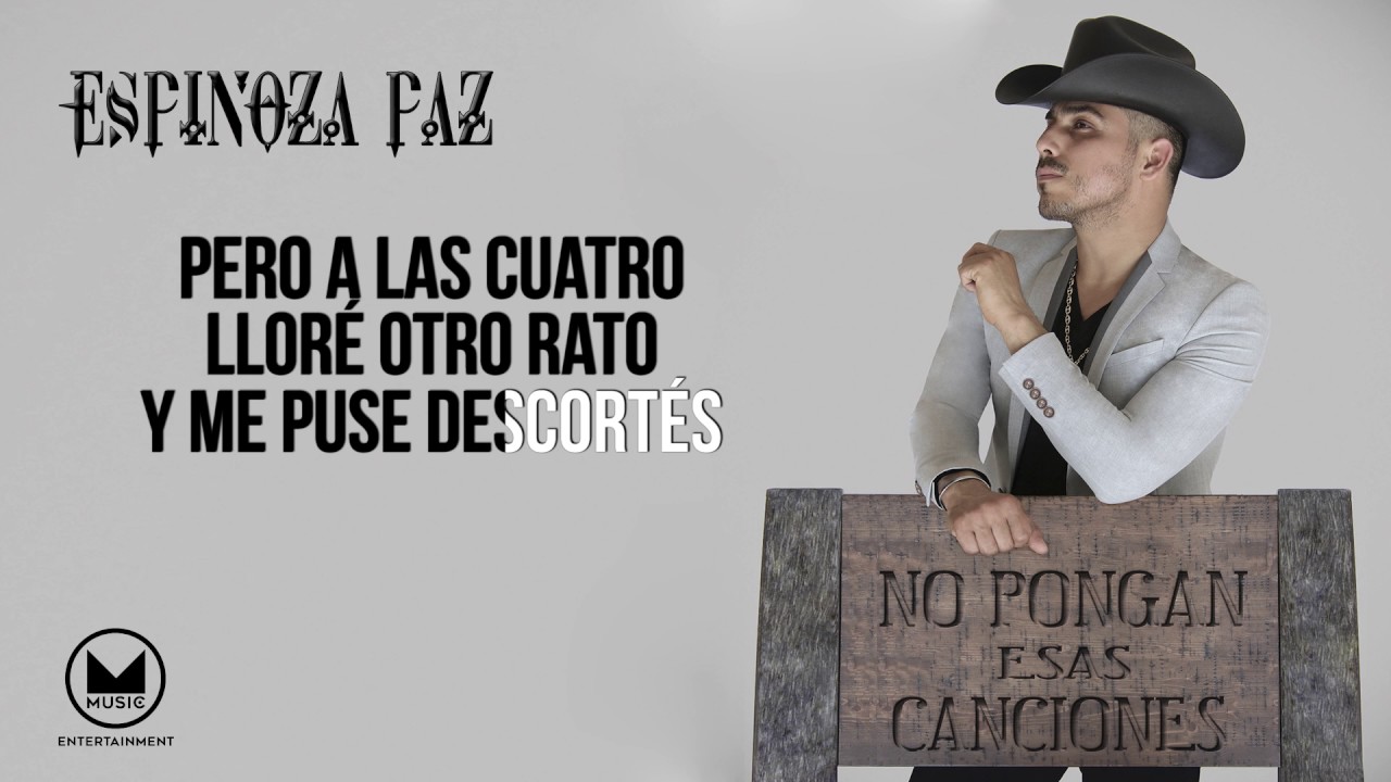 Espinoza Paz - Perd&iacute; La Pose (Video Lyrics)