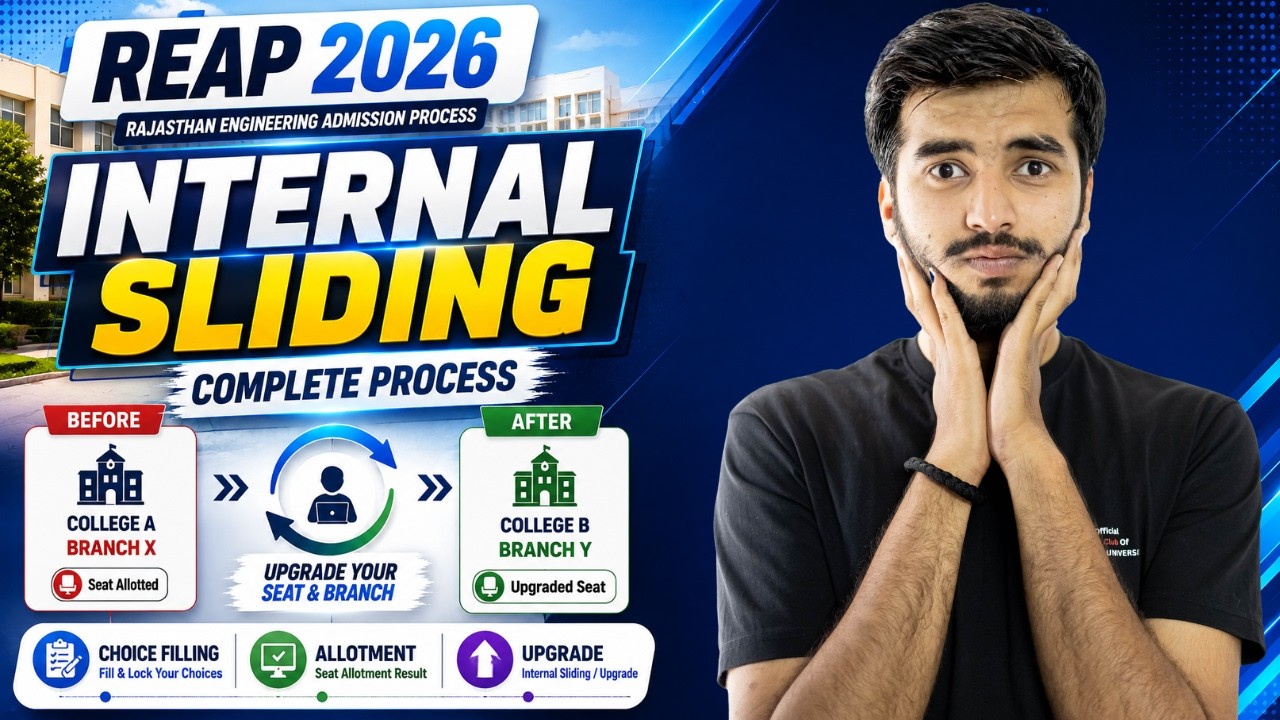 REAP 2026 Internal Sliding 🔥 | Seat Upgrade, Choice Filling & Complete Process