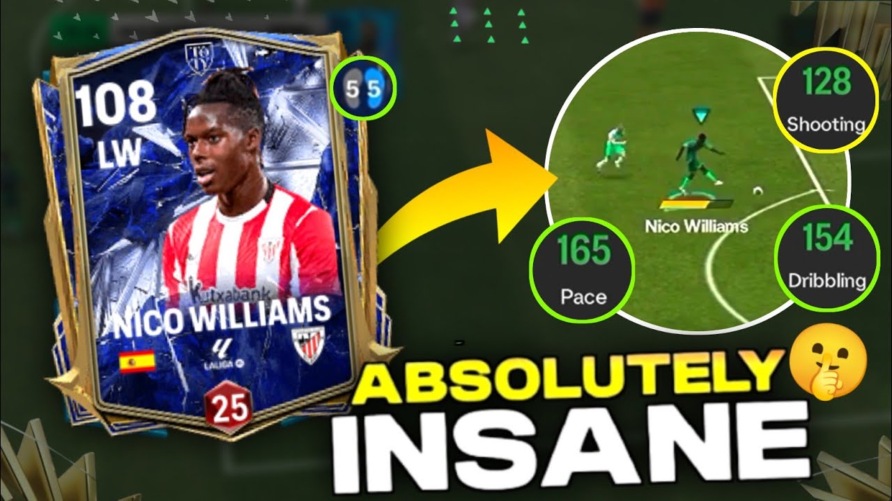 TOTY Nico Williams is Absolutely INSANE 🥶in H2H - Fc Mobile🔥 Best Budget LW For H2H 🐐