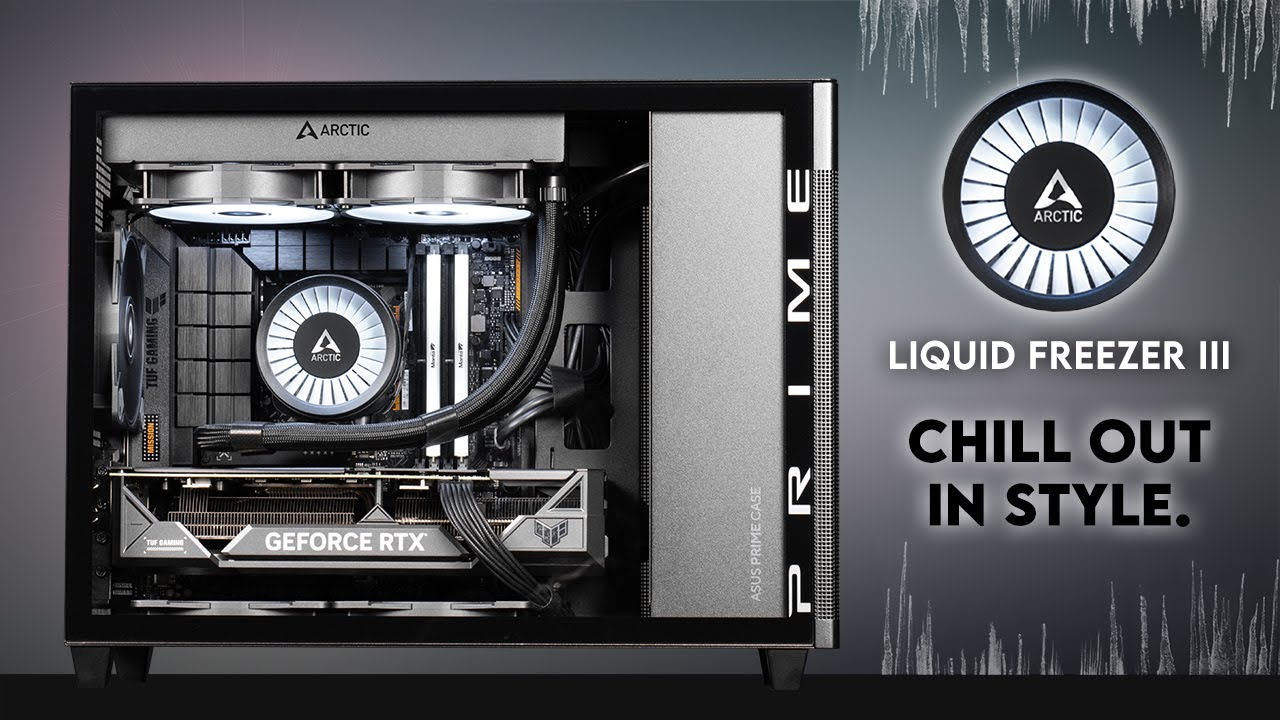Cool, Powerful & Beautiful: The Arctic Liquid Freezer III is Here | ASUS Prime AP201 Gaming PC Build