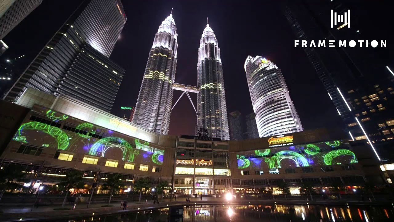 Avengers: Infinity War Projection Mapping Show