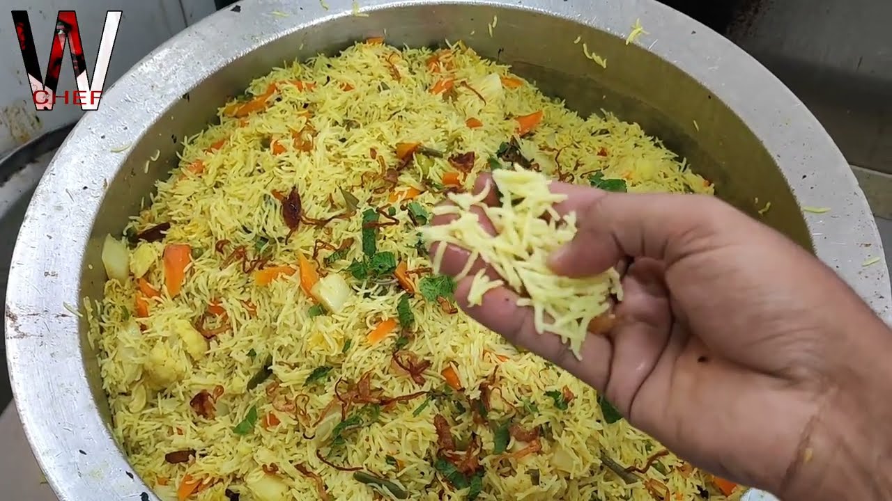 VEG PULAO RECIPE | how to make veg pulao | vegetables pulao ki recipe | W chef 47 