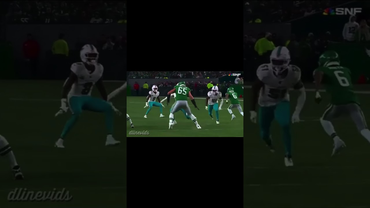 Jaelan Phillips vs Lane Johnson. JP beats the jump set inside for the sack! #miamidolphins #dolphins