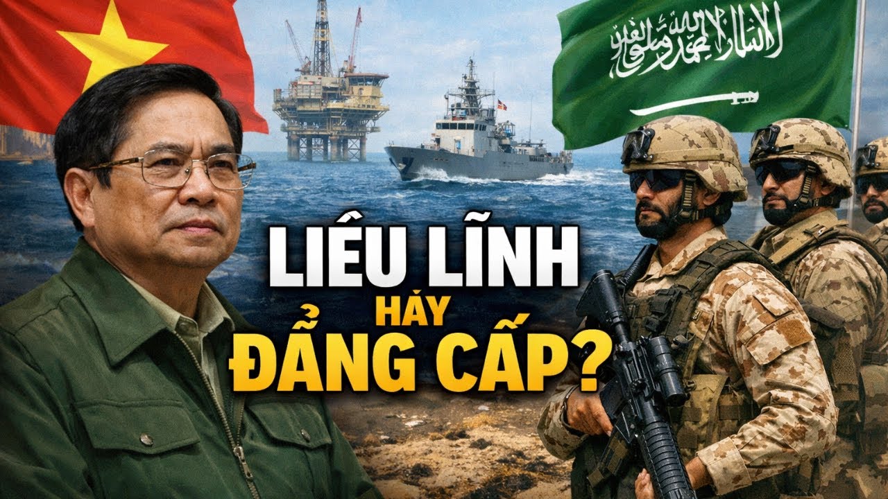 CẢ THẾ GIỚI “BÓ TAY” VỚI 36 KM TRÊN BIỂN, VIỆT NAM BƯỚC VÀO CUỘC CHƠI TẠI Ả RẬP XÊ ÚT NĂNG LỰC THẬT