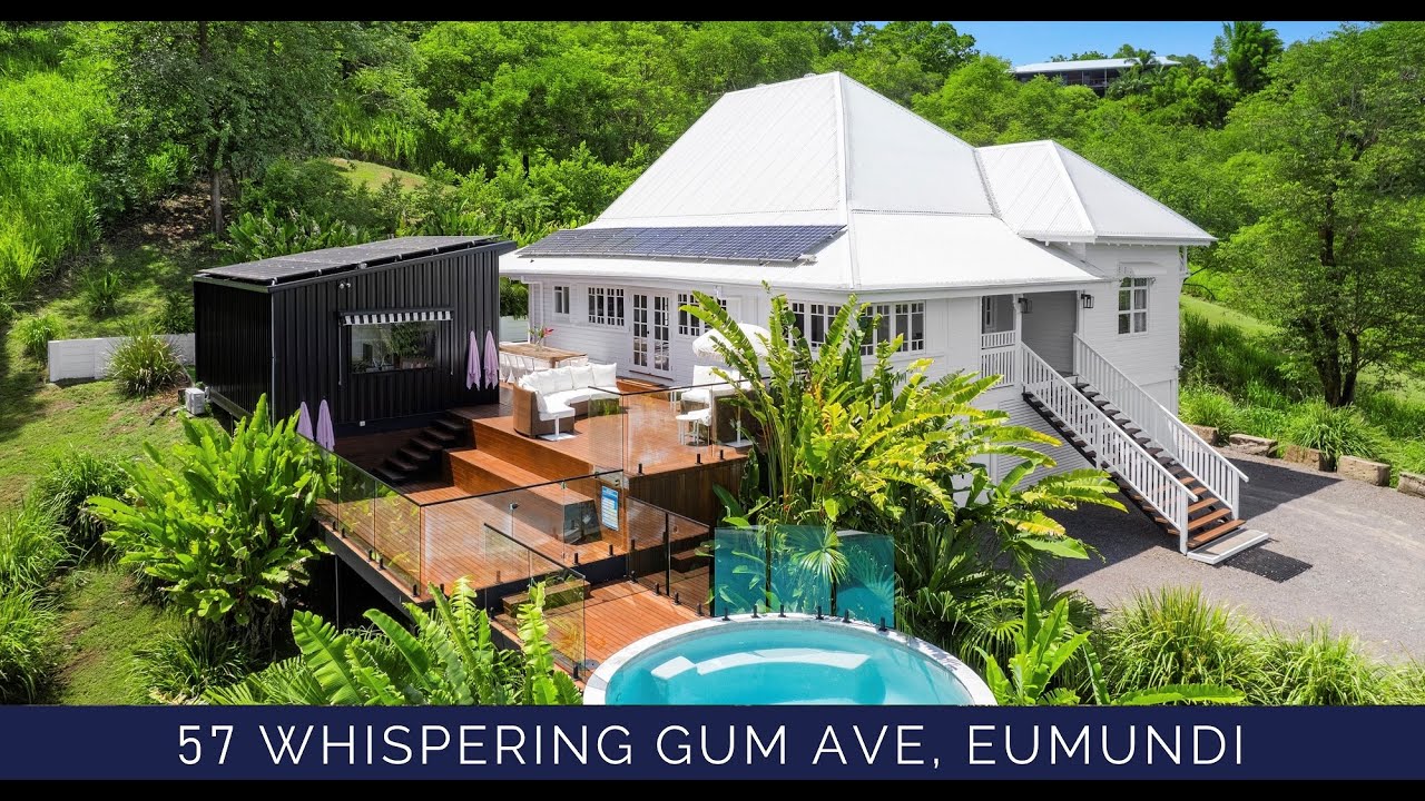 57 Whispering Gum Ave, Eumundi - Gorgeous renovated Queenslander with panoramic mountain views