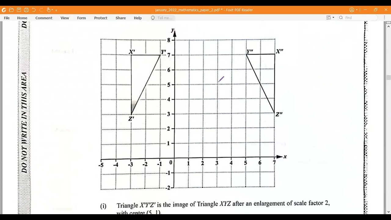 CSEC mathematics january 2022 paper 2 number 3