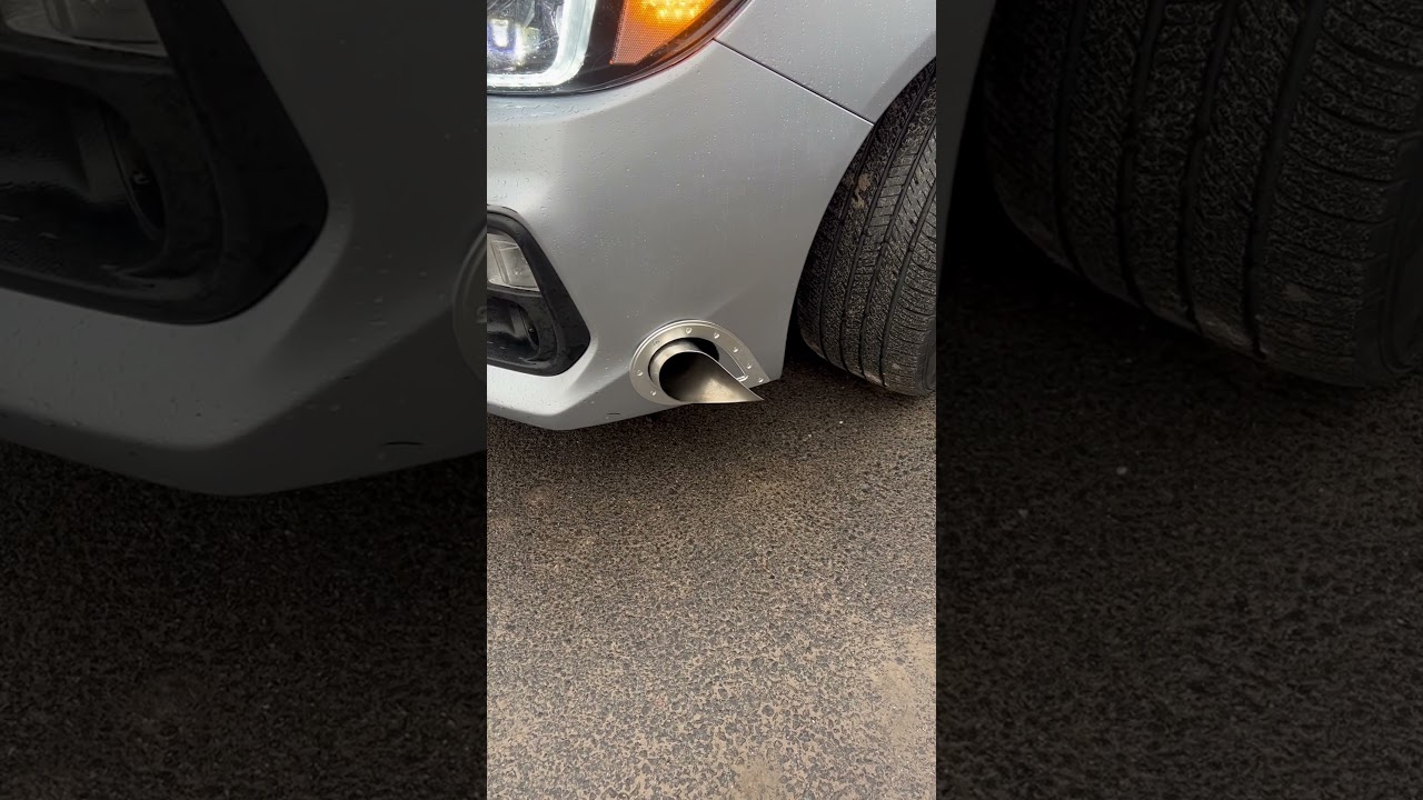 2019 SUBARU WRX BUMPER EXIT EXHAUST #subiegang #subiedaily #boosting #builtnotbought #cool