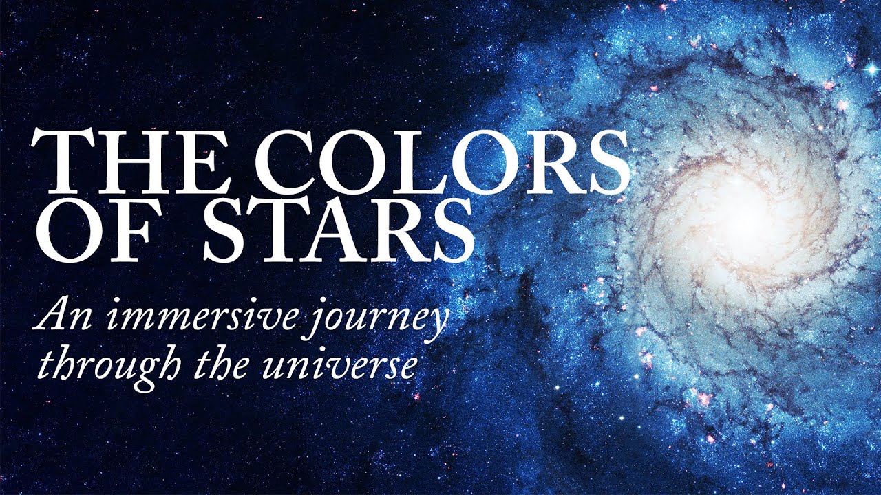 The colors of stars | Relaxing video music | Galaxy Universe Space |