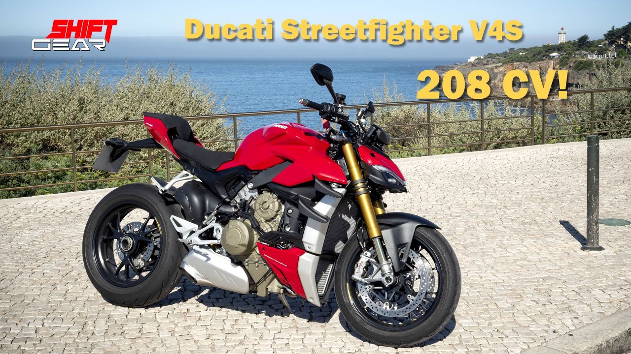 Testámos  a Ducati Streetfighter V4. 208cv à disposição do punho direito...