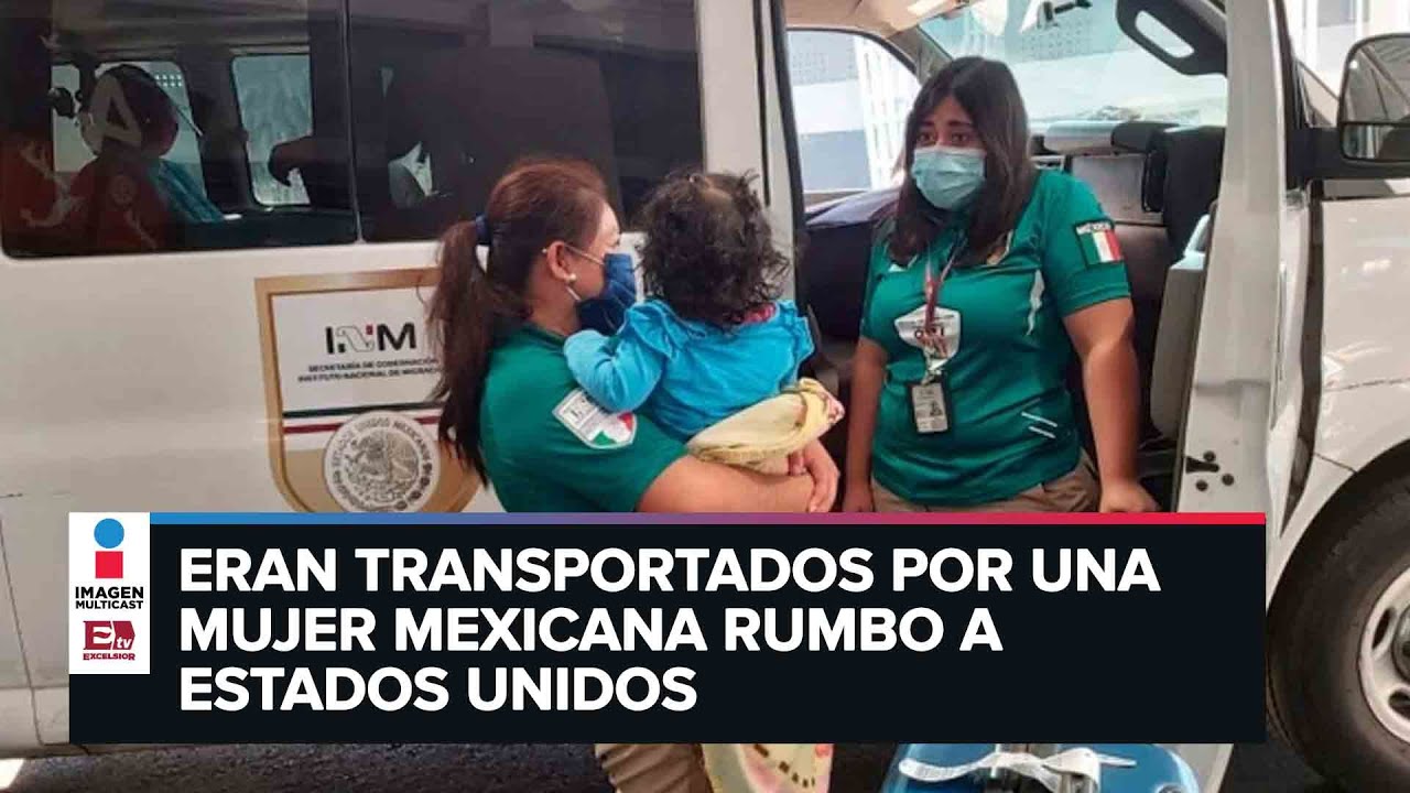 Rescatan y repatrian agentes migratorios a 3 menores