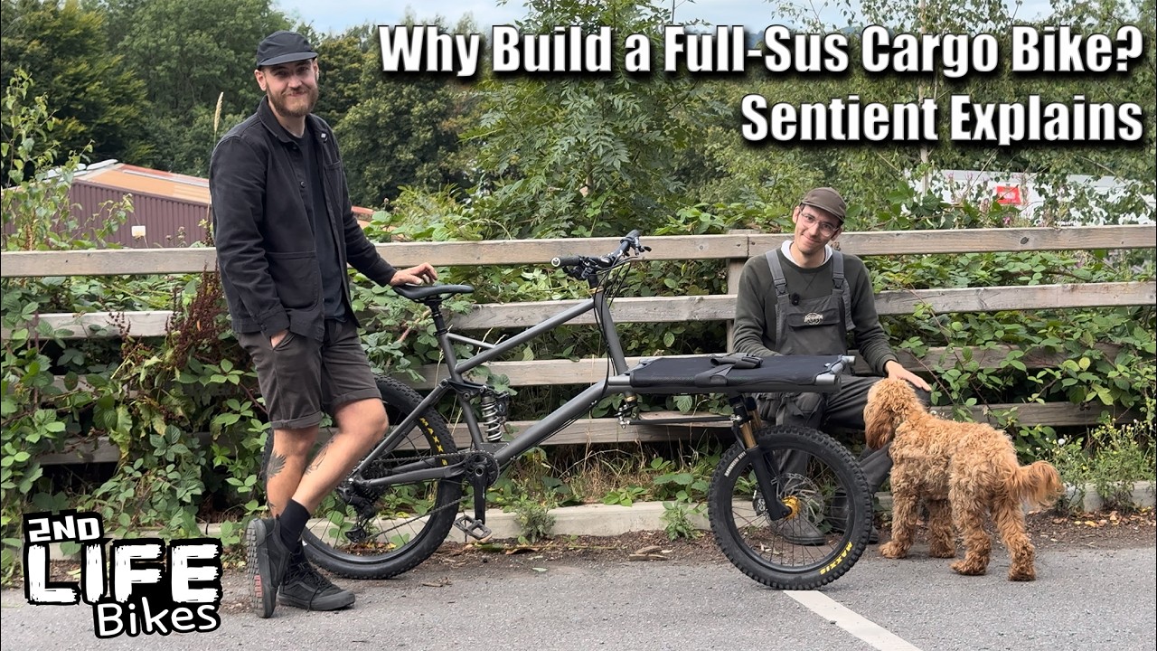 This Cargo Bike Has Full Suspension?! (Sentient Project Stepping Stone)