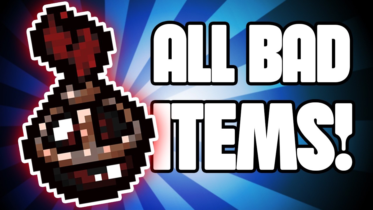 Items are BAD but bad items are GOOD!?