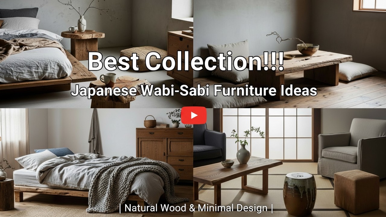 Wabi‑Sabi Furniture Trends | Japanese Aesthetic & Rustic Wooden Pieces