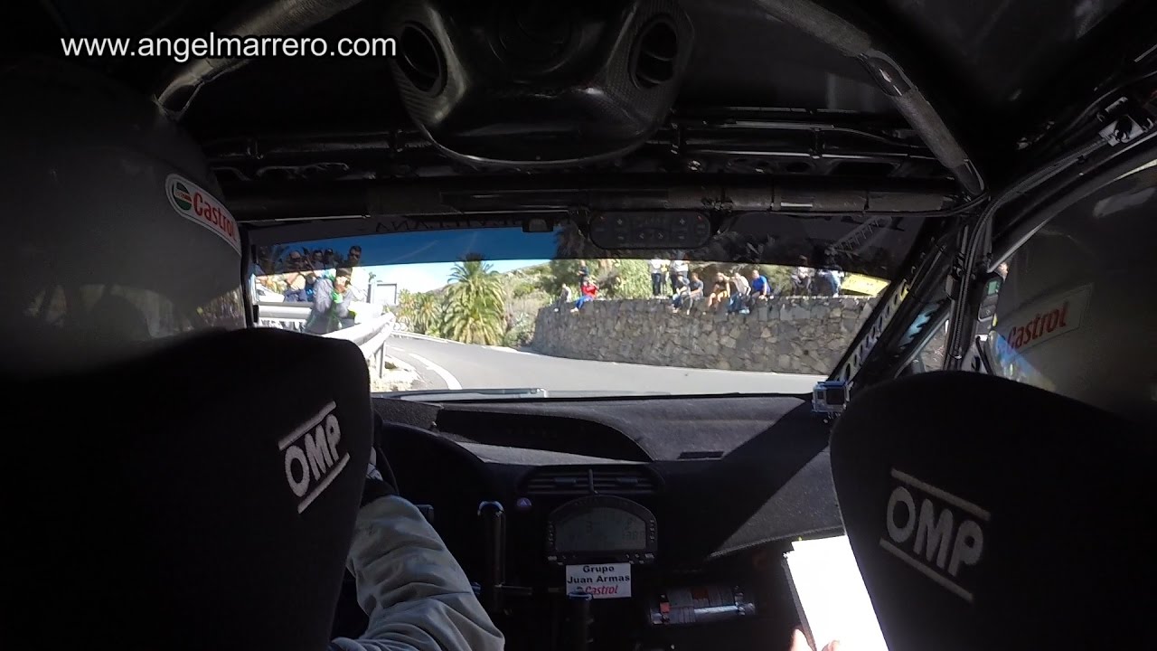 Onboard Angel Marrero - Victor Marrero Rally Maspalomas 2016 TC4 Maspalomas - Fataga