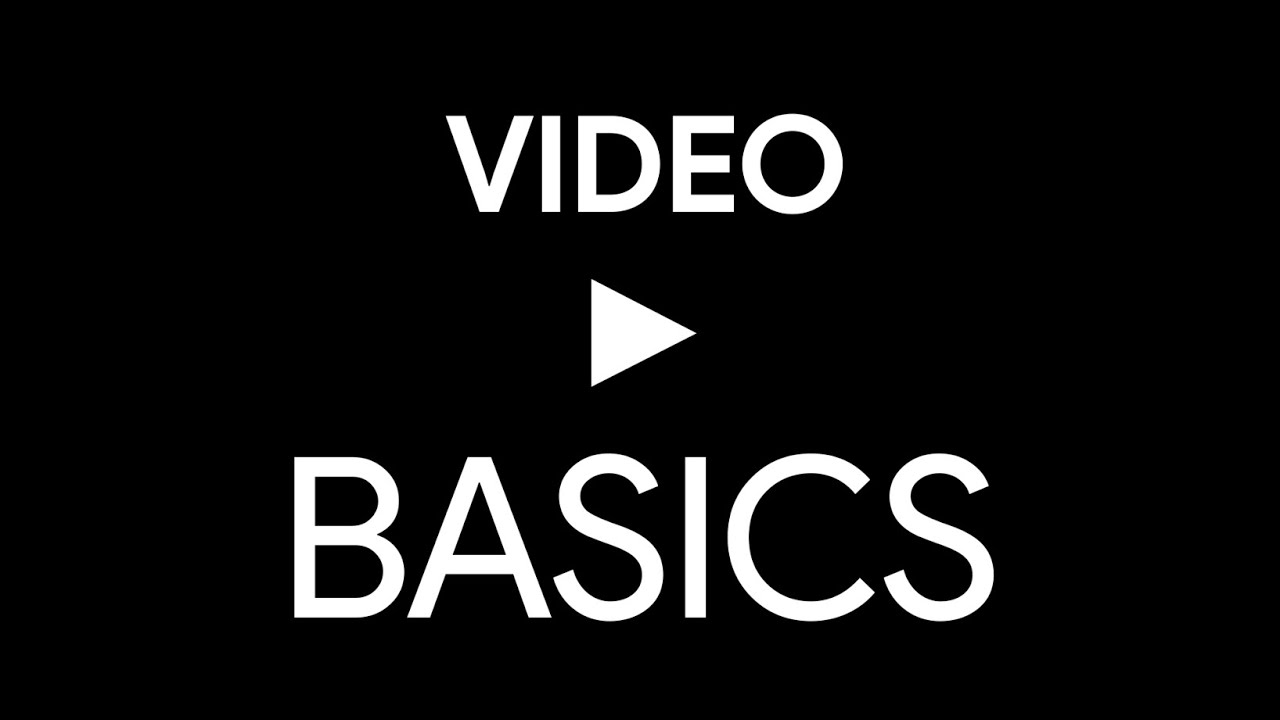 Video Basics - Resolution, Framerate, Data Rates, and Codecs
