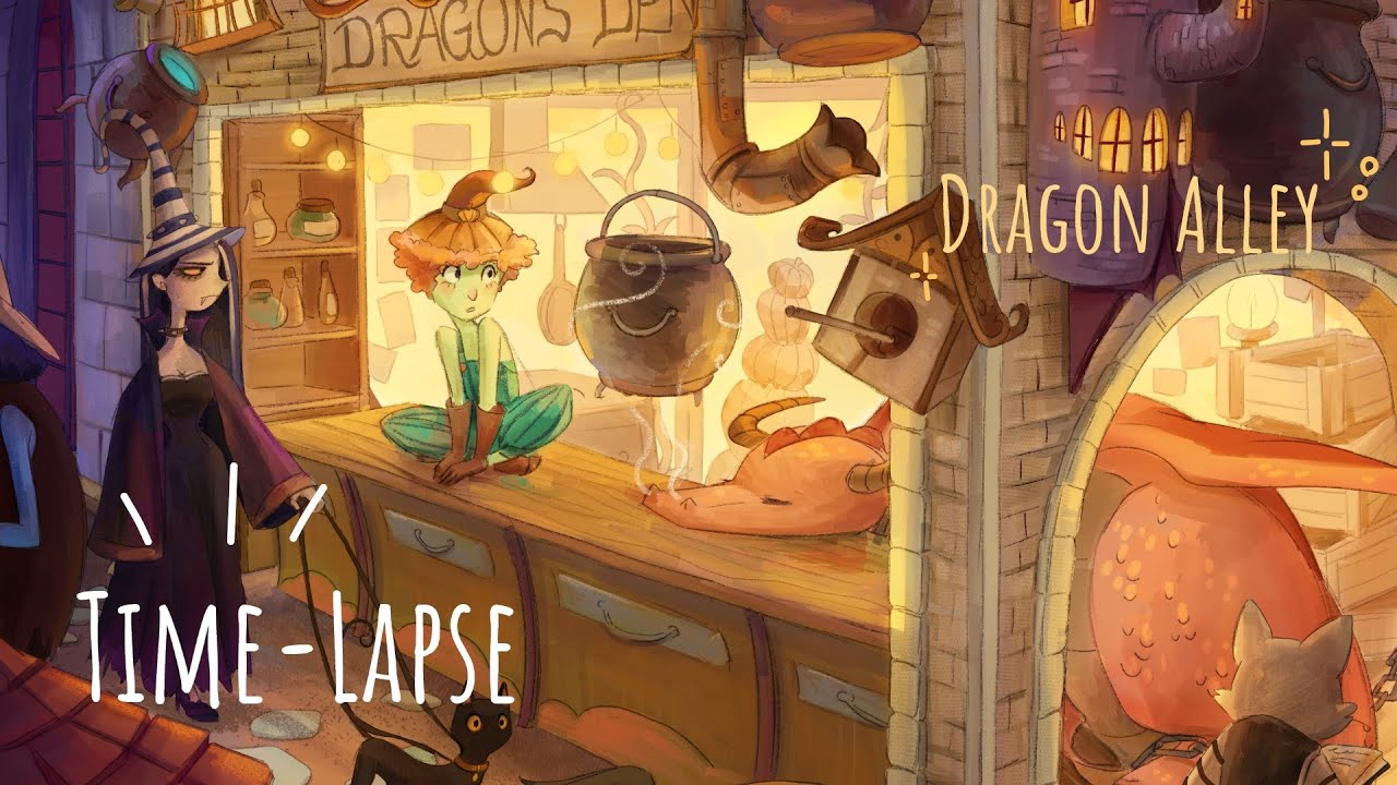 ᴛɪᴍᴇ-ʟᴀᴘsᴇ~ Dragon Alley (ArtRage 6)