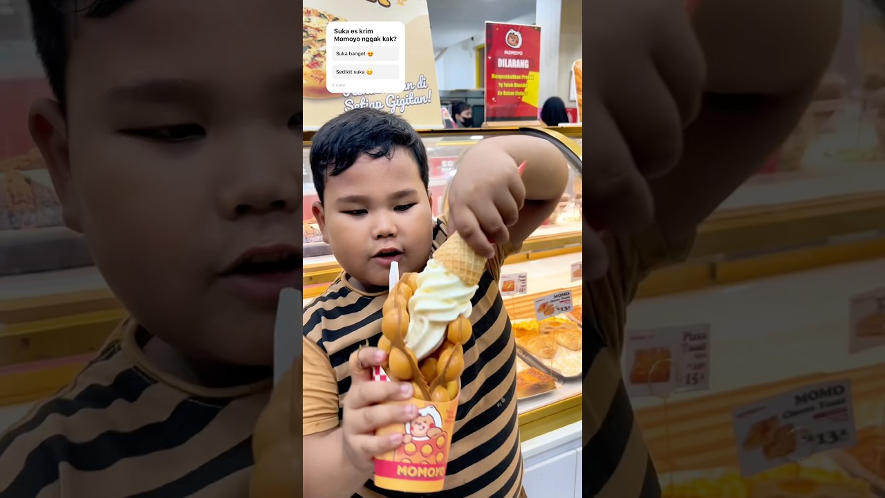 Es krim momoyo #makan #mukbang #jajanan