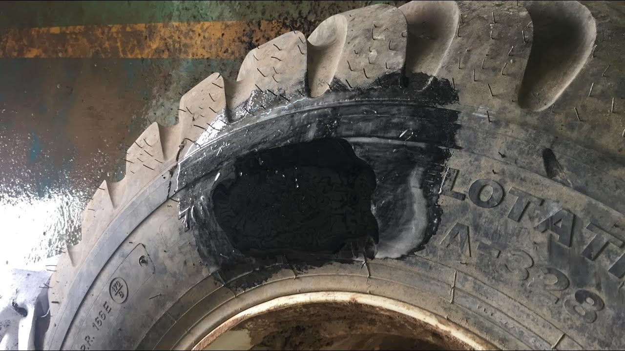 Tire repair with Multiface 1.5 - Little trial test