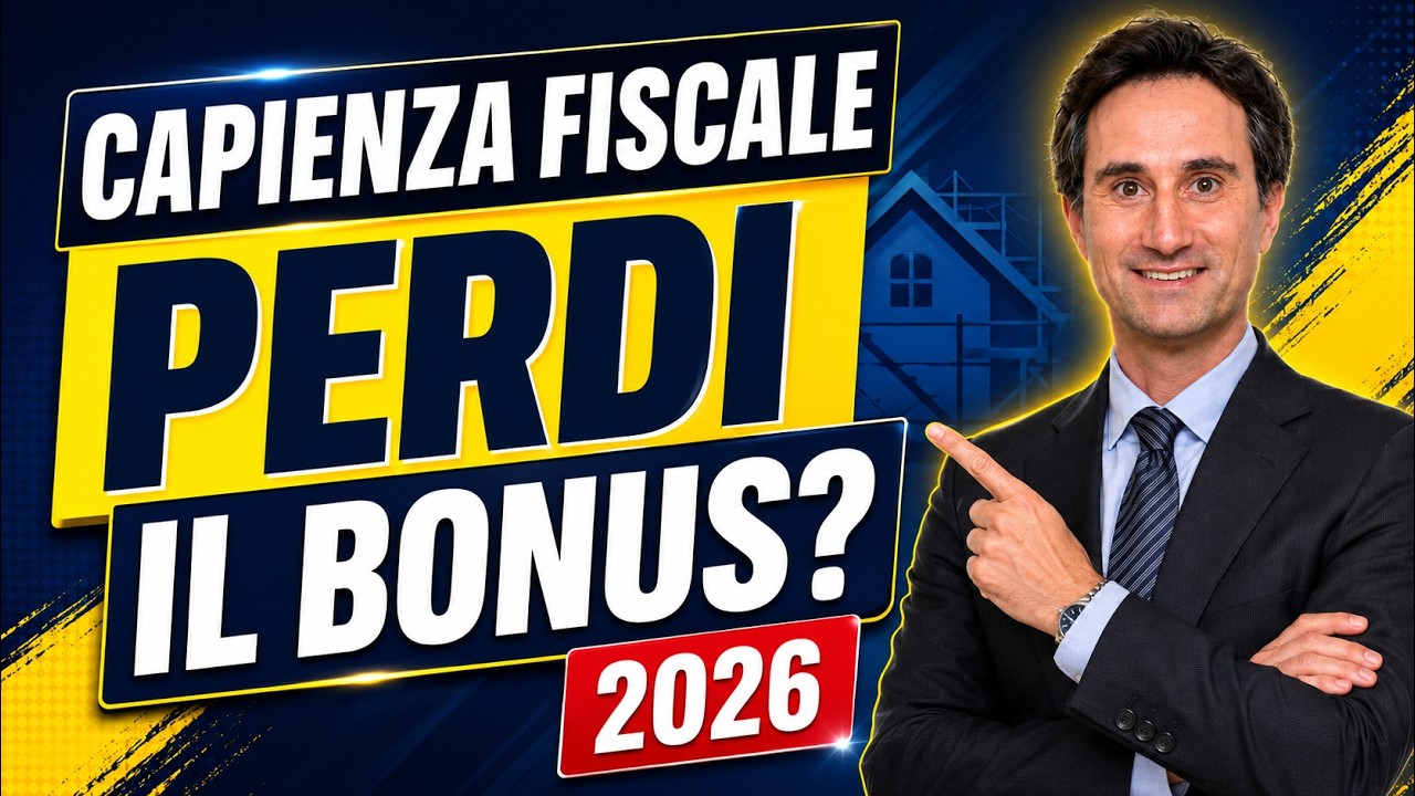 Capienza fiscale: se non la capisci perdi il bonus ristrutturazione 2026
