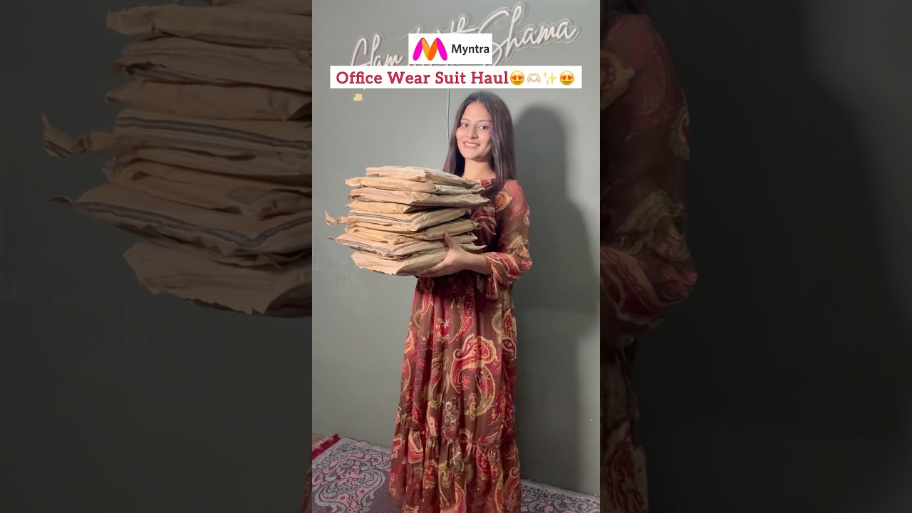 Myntra Office Wear Suit Haul #myntra  #shorts