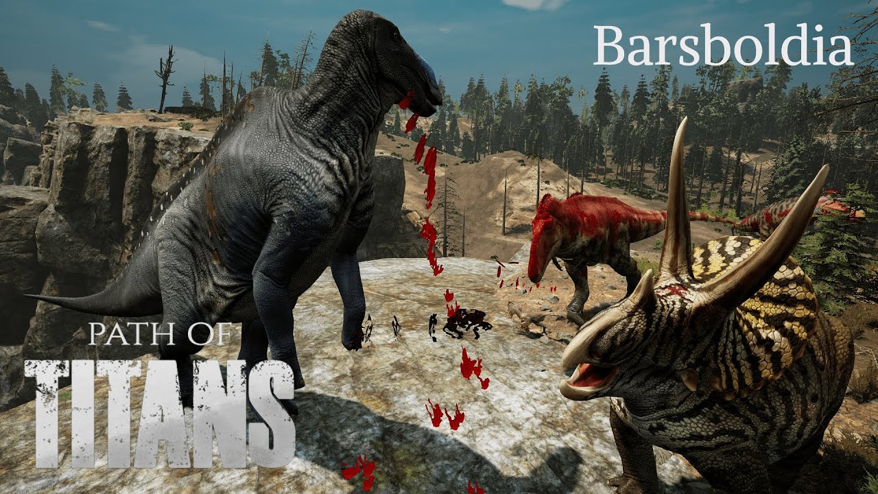 Path of Titans Barsboldia Compilation P1 (Official Servers)