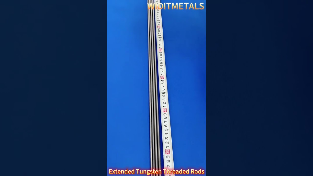 Extended Tungsten Bolts,Tungsten Screws,  Fasteners and Fixings#vacuumfurnace #tungsten #threaded