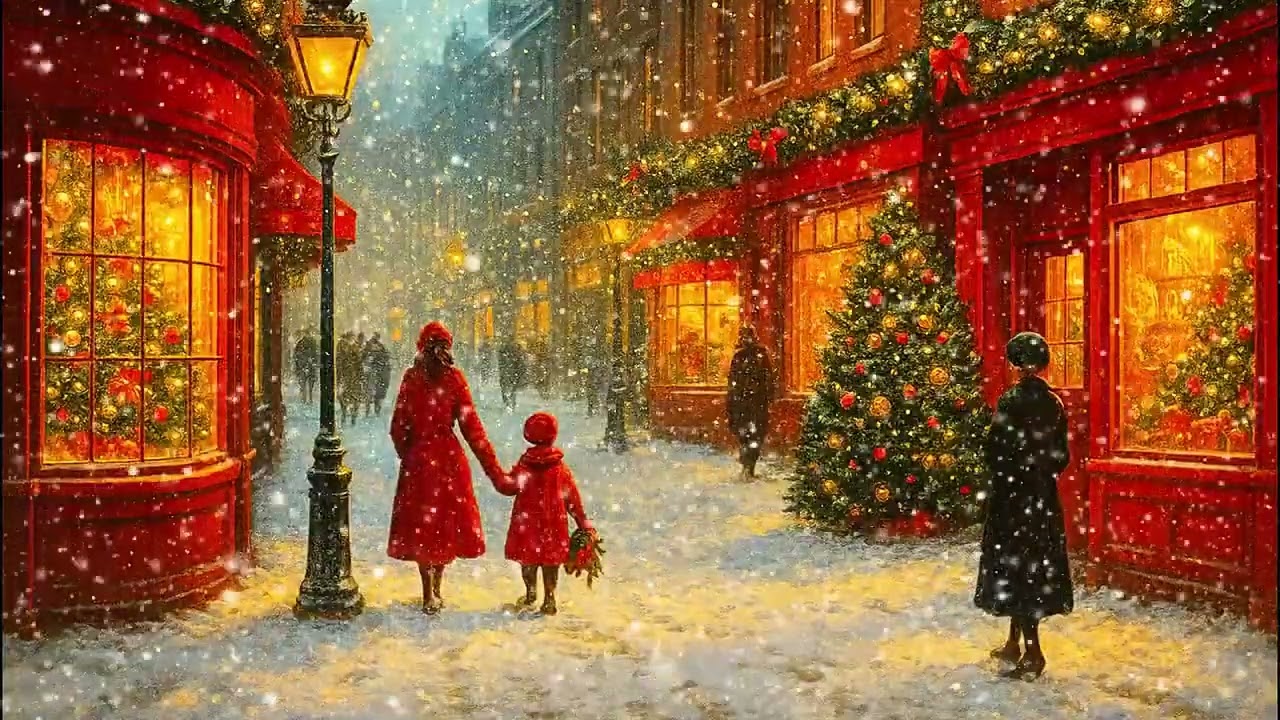 Time Travel to a 1950s Christmas – Retro Lights, Warm Coffee, and Holiday Cheer part1
