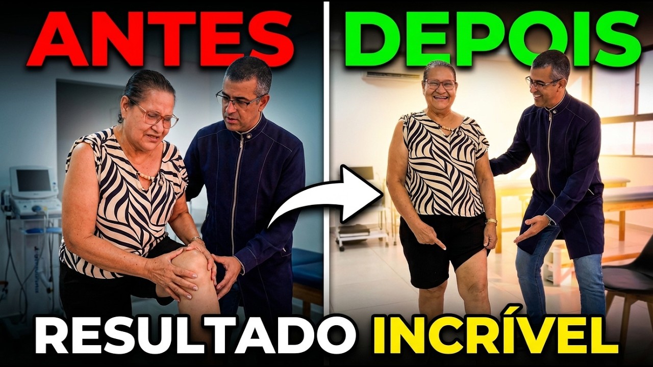 MUITA DOR! ELA NÃO CONSEGUIA ESTICAR O JOELHO