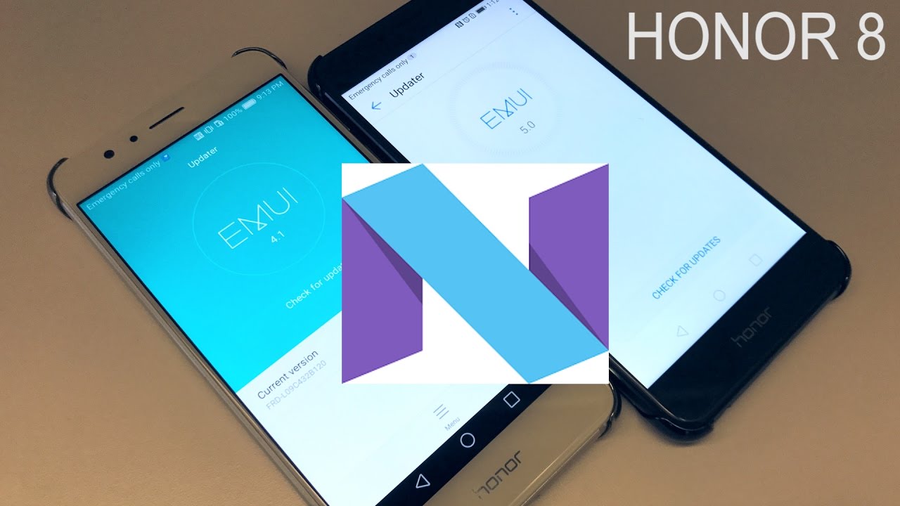 Honor 8 Android N Beta with EMUI 5.0 ( Install and Compare to EMUI 4.1)