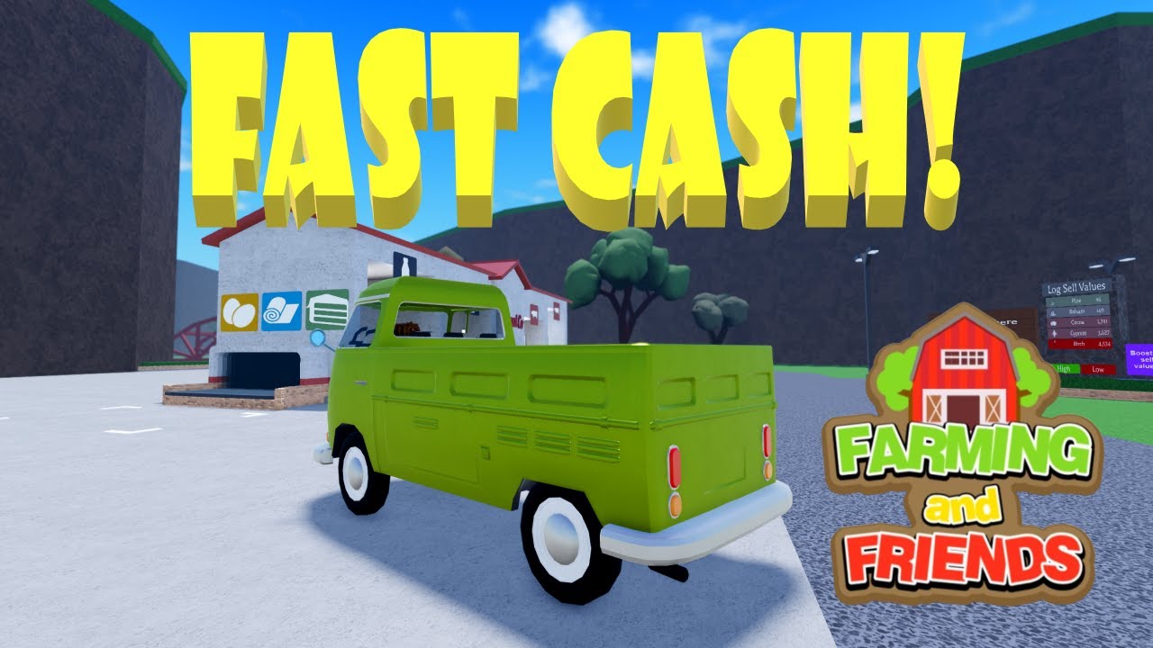 Roblox-FARMING and FRIENDS- Fast Cash!