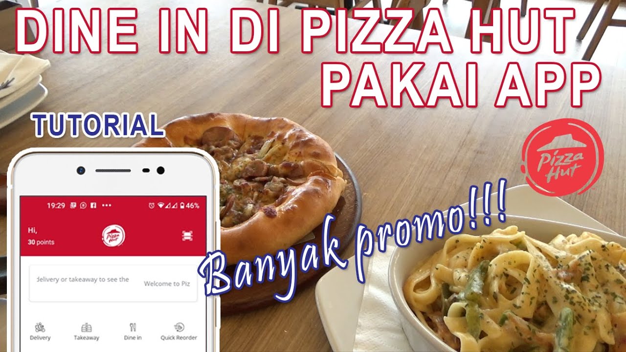Canggih!! Dine in di Pizza Hut pesan lewat smartphone