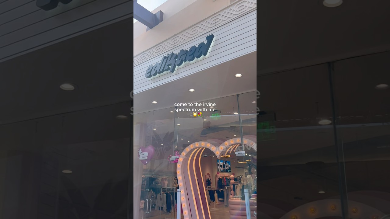 irvine spectrum vlog 💐🛒 qotd: fav clothing brand? me: brandy || #preppyasthetic #vlog #fyp #grwm