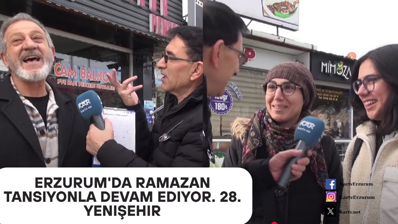 Erzurum'da Ramazan Tansiyonla Devam Ediyor. 28. Yenişehir- #kartv #ramazan #bayram