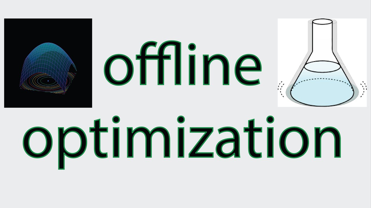 Offline optimization (experiments manually performed by humans)