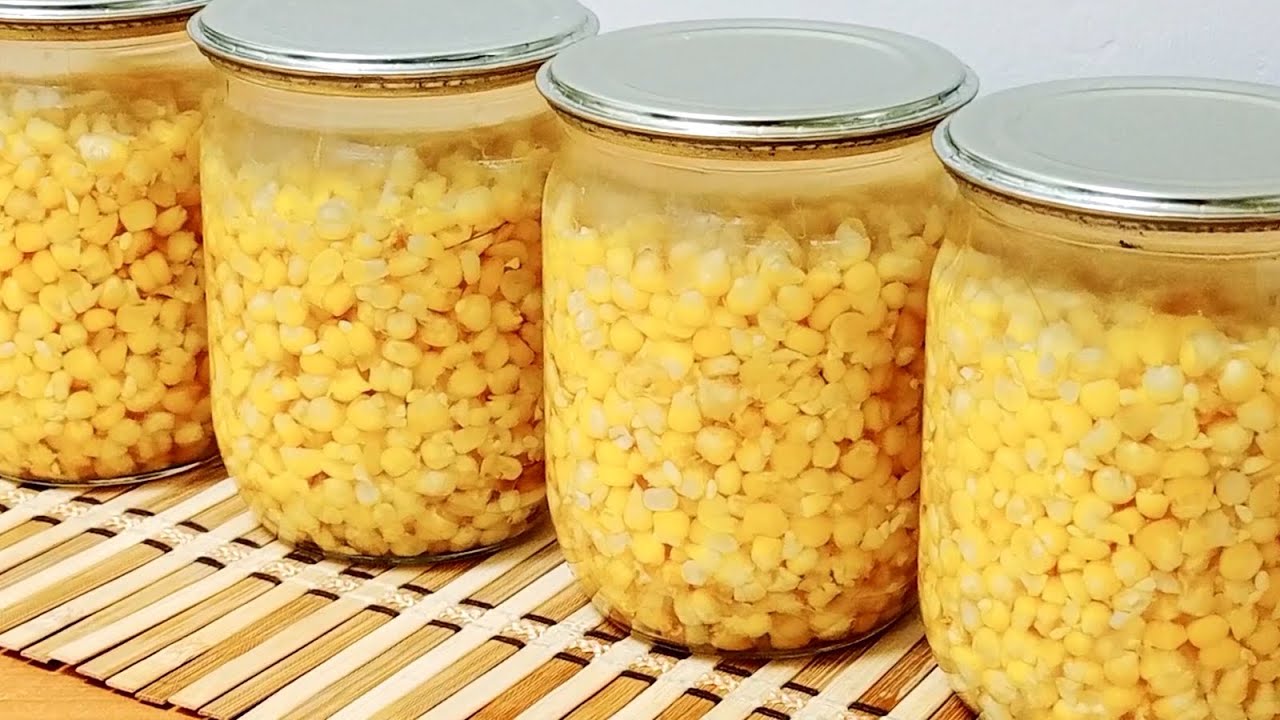 КУКУРУЗА на ЗИМУ 🌽 Хороший рецепт кукурузы на зиму! Консервированная кукуруза как в магазине