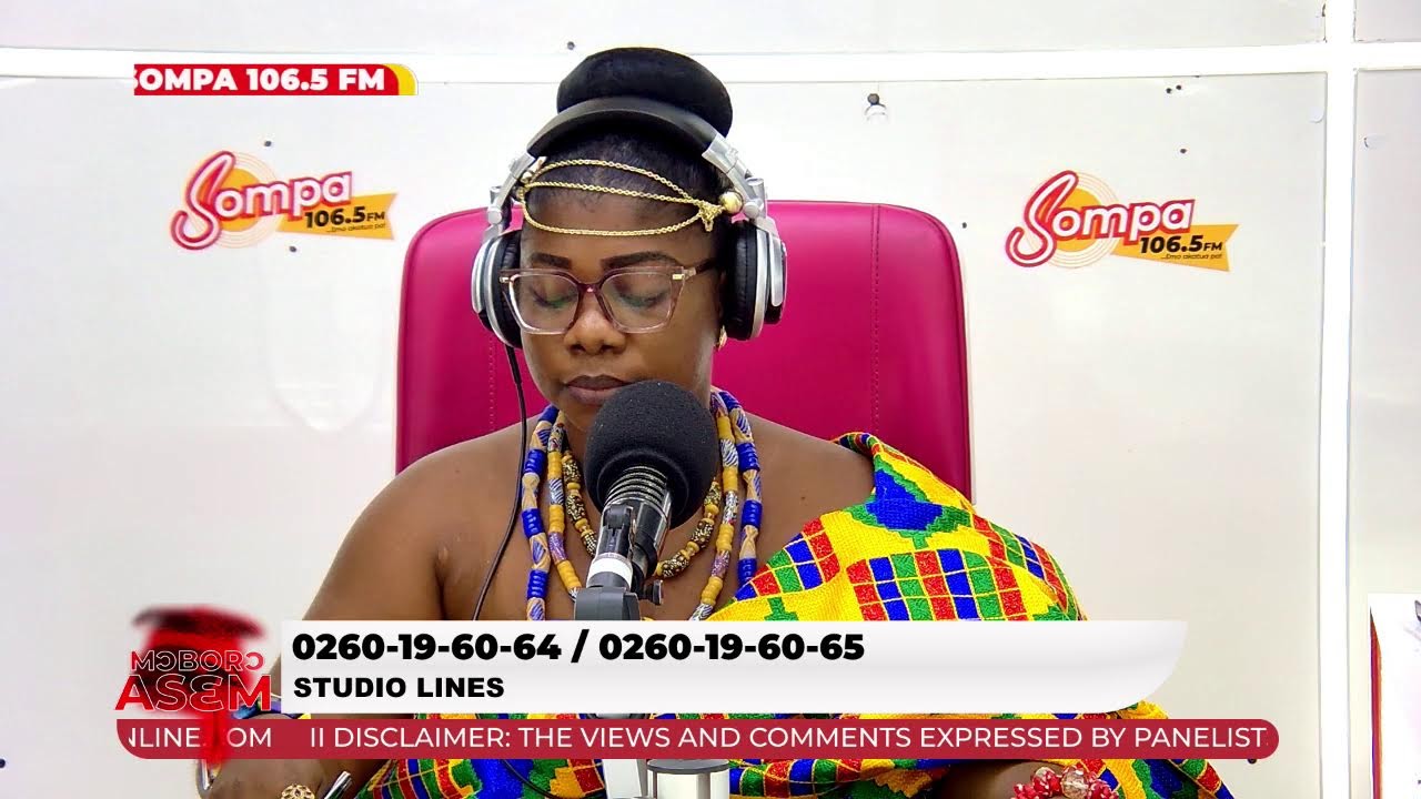 MↃBORↃ ASEM LIVE ON SOMPA 106.5 FM WITH OHENEYERE YEBOAA & APAM DADAA [03-06-26] BY AUGUSTINE