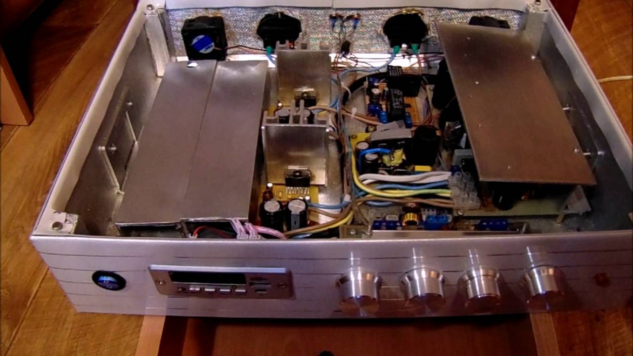 Усилитель на TDA7294+пара транзисторов