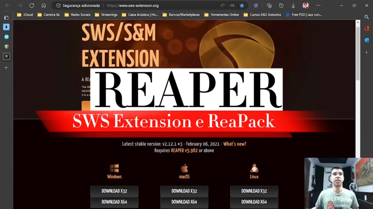 SWS Extension e ReaPack - Turbinando o Reaper
