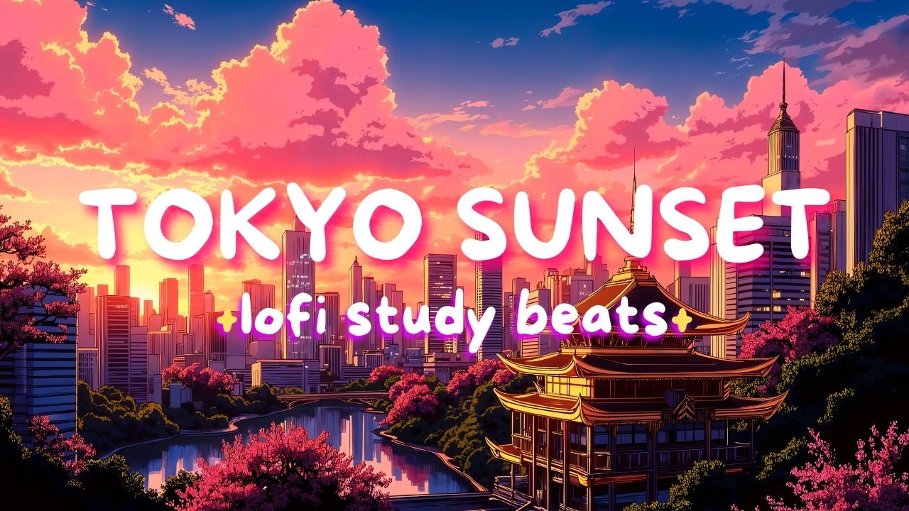 Golden Hour in Tokyo 🌸 Lofi Beats for Studying & Relaxing
