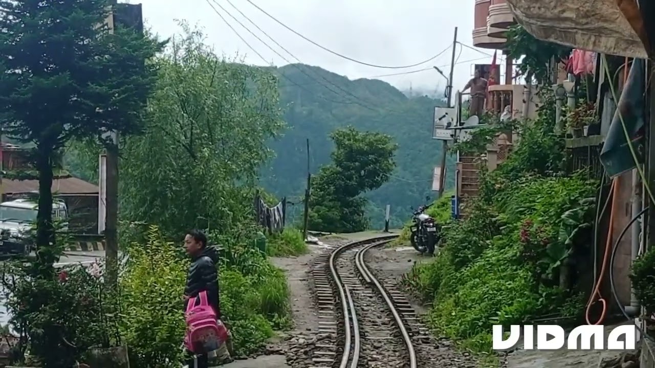 Beautiful Weather and Climate at Ghum Batasia Quarry,Loop Darjeeling 